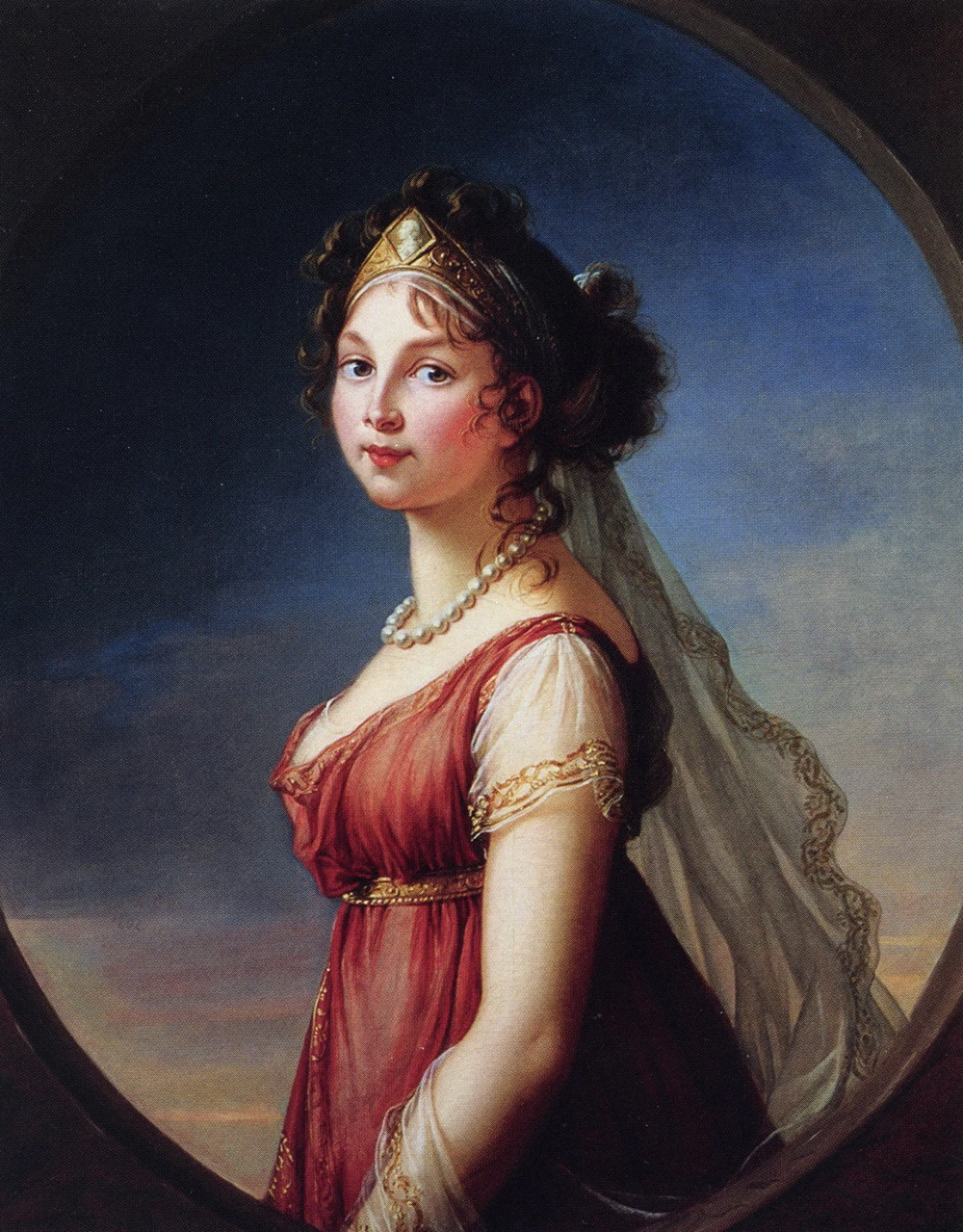 Ritratto della regina Louise Augusta di prussia-Collection of HRH Georg Friedrich Ferdinand von Hohenzollern, Prince of Prussia